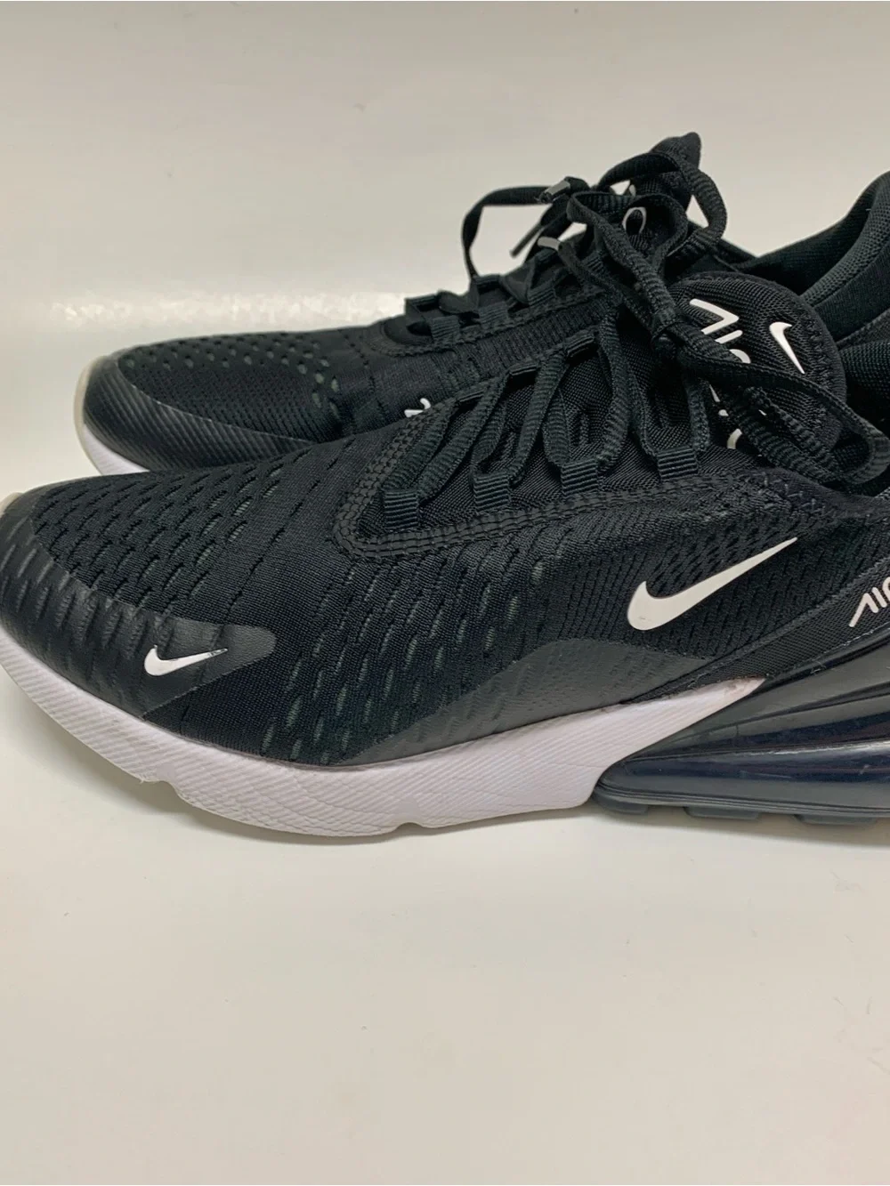 NIKE Air Max 270 Women’s Black White Athletic Lifestyle Shoes AH6789-001 Size 9